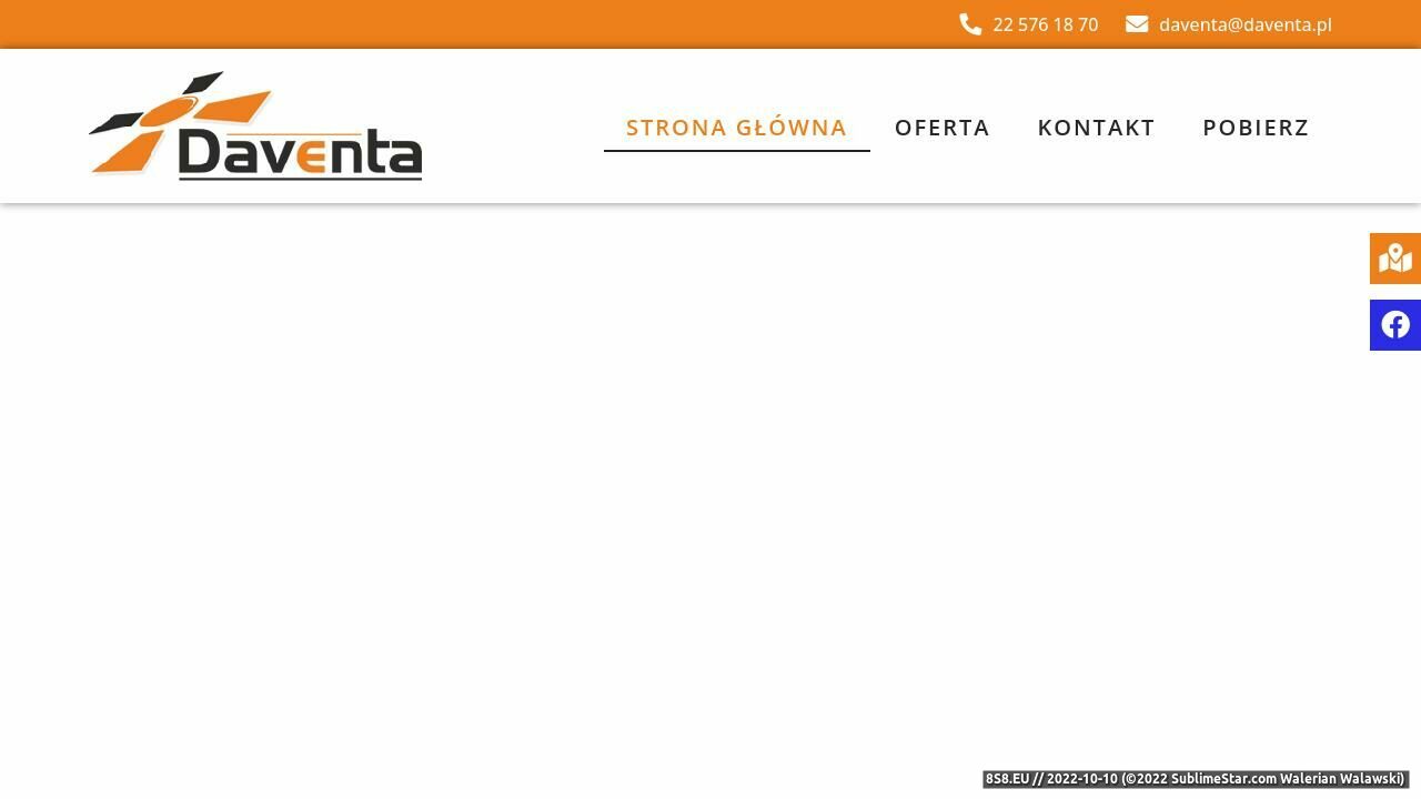 Daventa - hurtownia wentylacyjna i klimatyzacyjna (strona www.daventa.pl - Klimatyzatory)