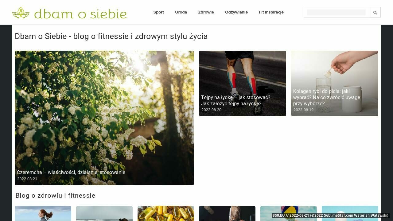 Blog o urodzie i zdrowiu - Dbam O Siebie (strona dbam-o-siebie.pl - Dbam-o-siebie.pl)