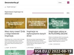 Miniaturka decoratorka.pl (Artykuły dekoracyjne wykonane ręcznie)