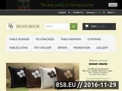 Miniaturka decorhouse-shop.com (Sklep z bieżnikami, serwetkami, poszewkami, zasłonami)