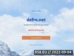 Miniaturka strony www.defro.pl