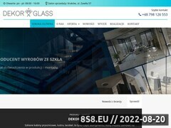 Miniaturka domeny dekor-glass.com.pl
