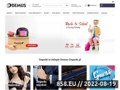 Miniaturka strony Demus.pl - Zegarki Sklep