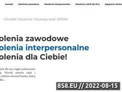 Zrzut strony Kursy, szkolenia, warsztaty i wykłady na terenie całej Polski