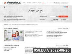 Miniaturka domeny www.deniko.pl