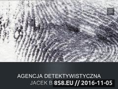 Zrzut strony Usługi detektywistyczne - detektyw Śląsk