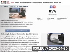 Miniaturka detektywcsm.pl (Usługi detektywistyczne)