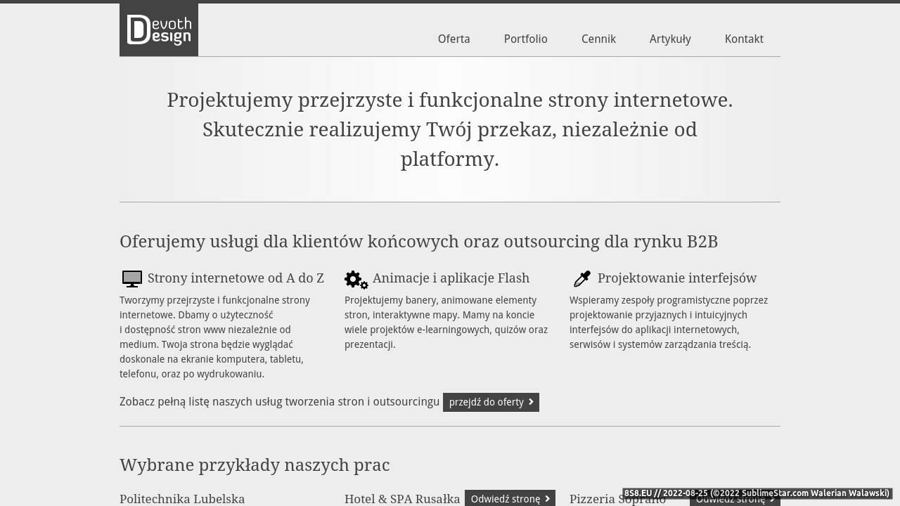 Devoth.Design | Tworzymy strony internetowe (strona www.devoth.pl - Devoth.pl)