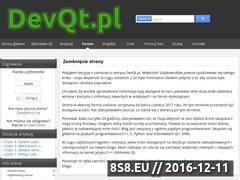 Miniaturka domeny www.devqt.pl