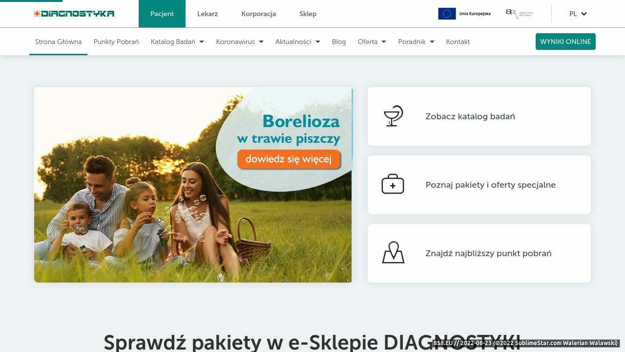 Badania laboratoryjne (strona www.diag.pl - Diag.pl)