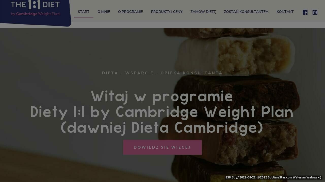 Dieta Cambridge (strona www.dietacambridge-polska.pl - Dietacambridge-polska.pl)