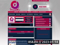 Zrzut strony Radio Internetowe DiscoFM - Najlepsza Muzyka w Sieci