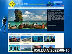 Miniaturka strony Polskie Centrum Nurkowe Diving Pro w Egipcie