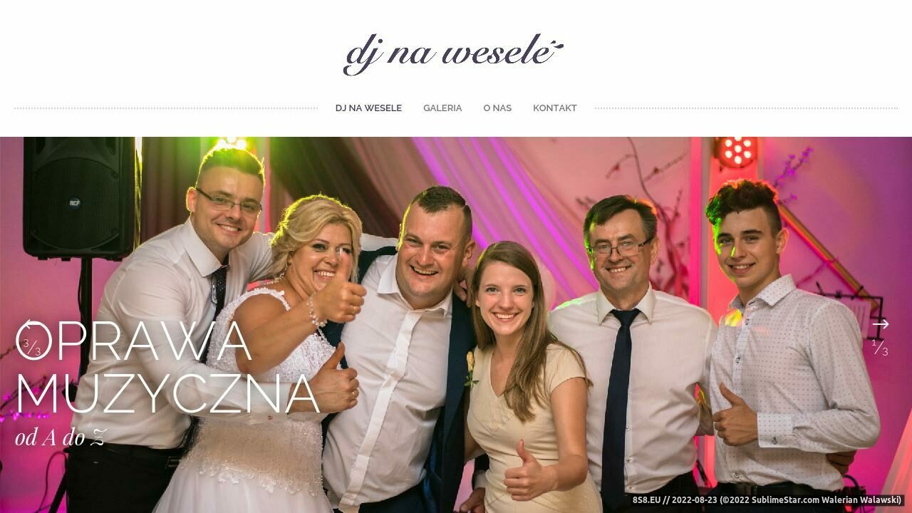 Dj na wesele, wodzirej, karaoke i akordeony (strona www.dj-na-wesele.pl - Dj-na-wesele.pl)