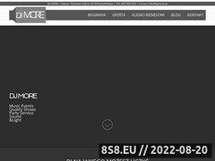 Miniaturka www.djmore.pl (Oprawa muzyczna imprez)
