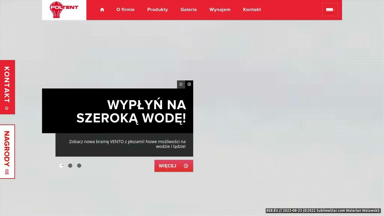 Zrzut ekranu Aktualności - BALONY REKLAMOWE - reklama dmuchana