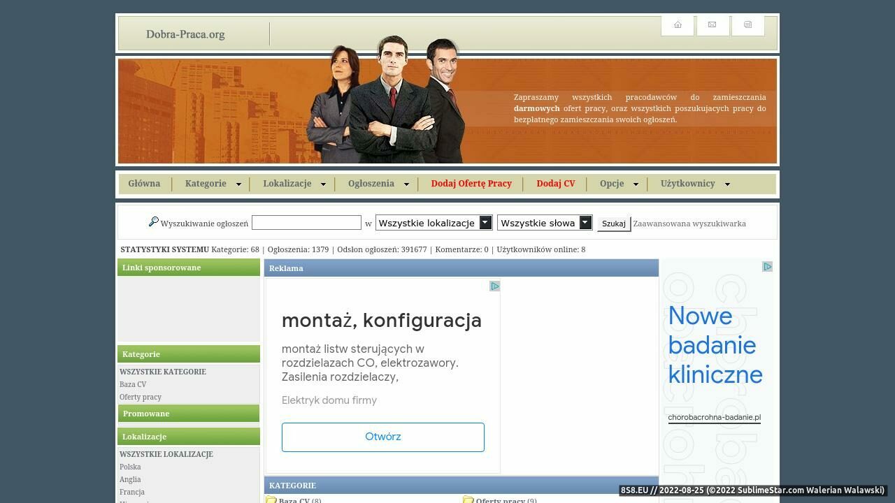 Oferty pracy (strona www.dobra-praca.org - Dobra-praca.org)