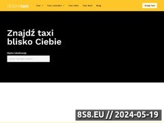 Zrzut strony Wyszukiwarka Taxi