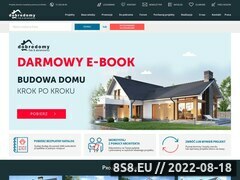 Miniaturka www.dobredomy.pl (<strong>projekty domów jednorodzinnych</strong>)