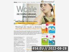 Miniaturka www.dobrestopnie.pl (Zajęcia dla dzieci, hip-hop ortografia, mnożenie i łatwa nauka)