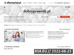 Miniaturka domeny www.dobryprawnik.pl