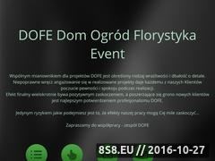 Miniaturka dofe.pl (Studio projektowe Dom - Ogród - Florystyka - Event - DOFE)