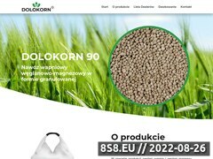 Miniaturka www.dolokorn.pl (Oryginalne wapno granulowane - Dolokorn)