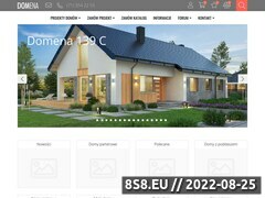 Miniaturka www.domenaprojekt.pl (<strong>projekty domów jednorodzinnych</strong>)