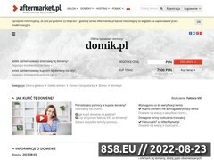 Miniaturka domeny www.domik.pl