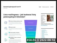 Miniaturka dominikjedrzejczak.com.pl (Nasiona konopi, białko konopne oraz olej CBD)