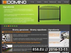 Miniaturka www.domino-bramy.pl (Bramy wjazdowe)