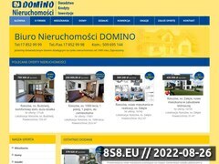 Miniaturka www.domino-rzeszow.pl (Strona licencjonowanego biura nieruchomości)