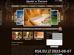 Miniaturka domeny www.domkiwtatrach.pl