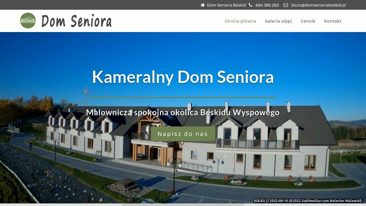 Dom Seniora Beskid - dom opieki dla Seniora (strona www.domseniorabeskid.pl - Dom Seniora Beskid)