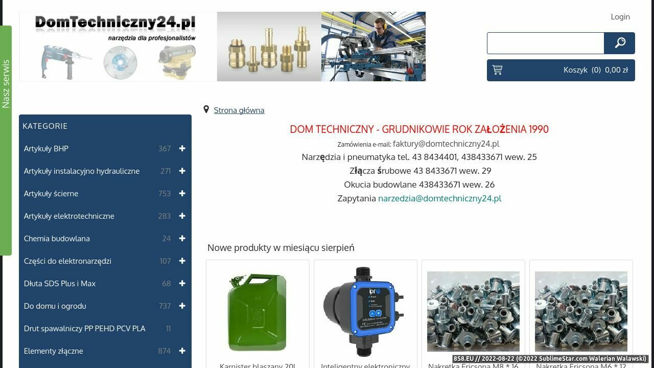 Narzędzia do warsztatów (strona domtechniczny24.pl - Domtechniczny24.pl)