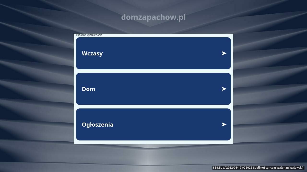Dom zapachów - perfumeria internetowa (strona domzapachow.pl - Domzapachow.pl)