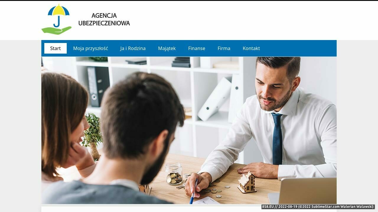 Strona agencji ubezpieczeniowej (strona doradztwo-ubezpieczeniowe.pl - Doradztwo-ubezpieczeniowe.pl)
