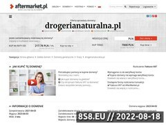 Miniaturka domeny www.drogerianaturalna.pl