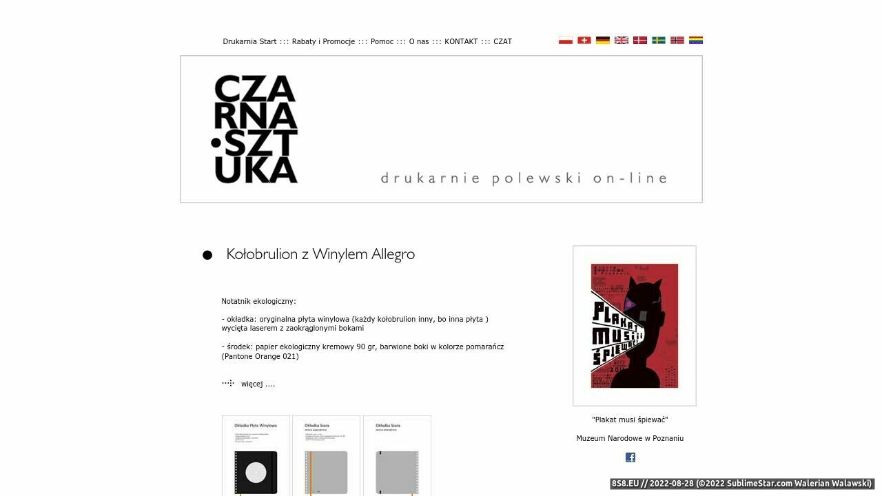 Drukarnie on-line, Warszawa, Wrocław - poligrafia (strona www.drukarnia.biz - Drukarnia.biz)