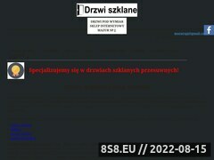 Miniaturka domeny www.drzwiszklanesklep.pl