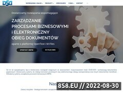 Zrzut strony DSA Polska integracja systemów IT