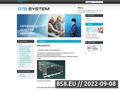 Miniaturka strony D&TB System - producent maszyn i urządzeń