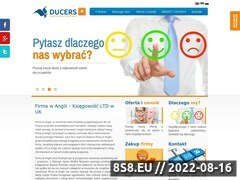 Miniaturka ducers.pl (Księgowość firm w UK i doradztwo podatkowe)