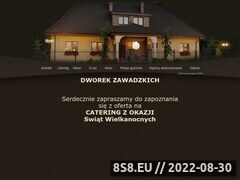 Zrzut strony Dworek Zawadzkich - przyjęcia Kruszyn