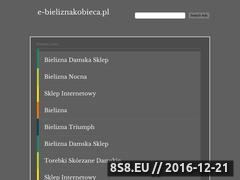 Miniaturka domeny e-bieliznakobieca.pl