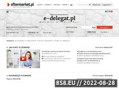 Miniaturka e-delegat.pl (Rozliczanie delegacji online)