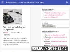 Miniaturka domeny e-finansomat.pl