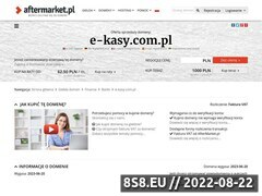 Miniaturka domeny www.e-kasy.com.pl