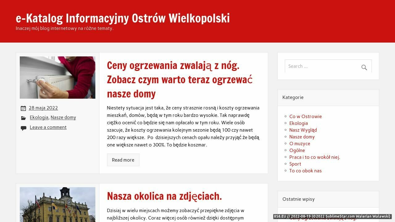 e-Katalog | Darmowy katalog stron internetowych (strona e-katalog.ostrowwlkp.pl - E-katalog.ostrowwlkp.pl)