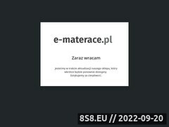 Miniaturka domeny e-materace.pl